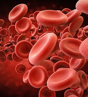 Animation of blood platelets