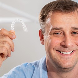 An Invisalign aligner